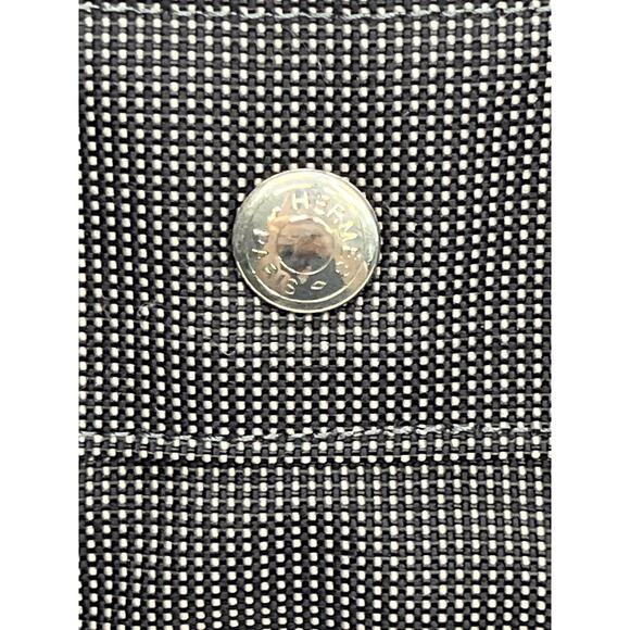 Hermès Herline PM Tote Grey Canvas H Webbing Handbag Made in France Authentic - Picture 2 of 14